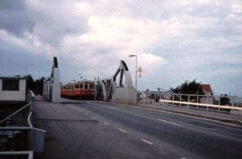 Rälsbuss över Falsterbokanal