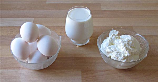 Ägg, mjölk och yoghurt