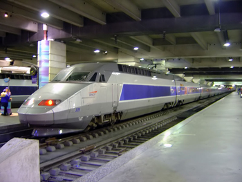Franska höghastighetståget TGV 
