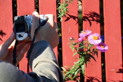 Fotograferar