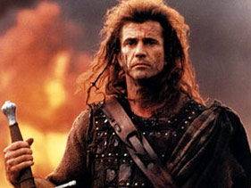 Mel Gibson i Braveheart