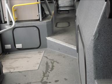 Mittendel av buss.