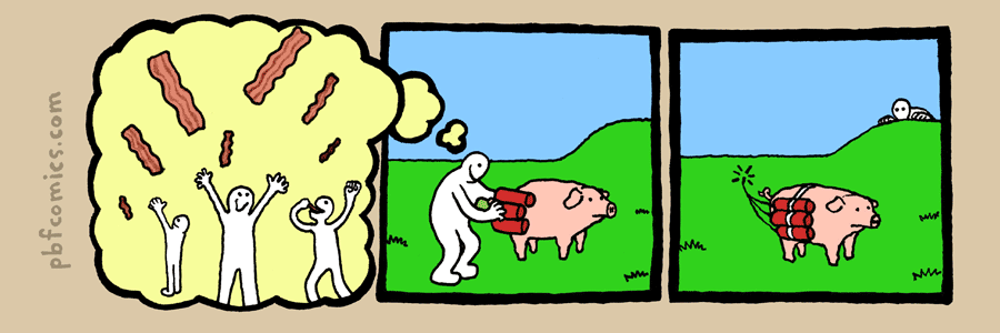 Instant bacon