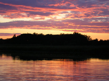 Solnedgång
