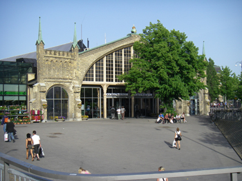 Södra entrén till centralstationen