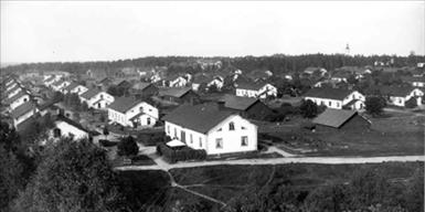 Vy över omgivningarna 1897. Foto: Elvert Erikssons historiska arkiv.