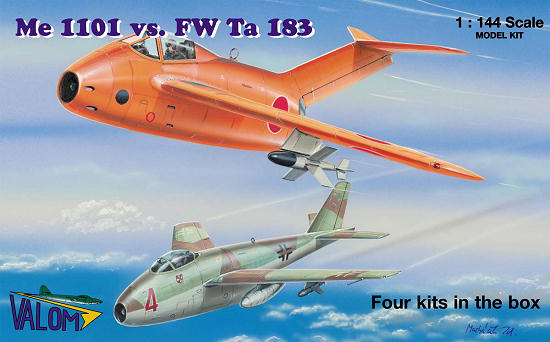 Me 1101 vs Ta 183