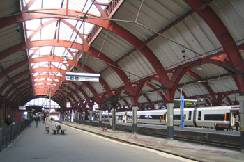 Interiör från banhallen