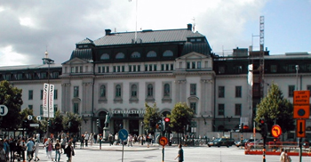 Stockholms central från Centralplan