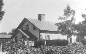 Stålgatan år 1915 Foto: Sandvikens Kommun Central