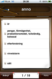 Svåra svenska ord